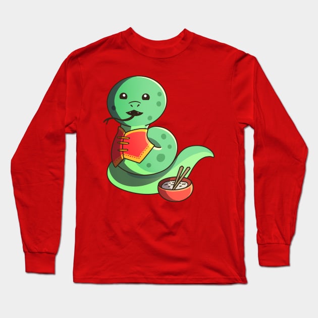 Chinese Zodiac - Snake Long Sleeve T-Shirt by Griffywings